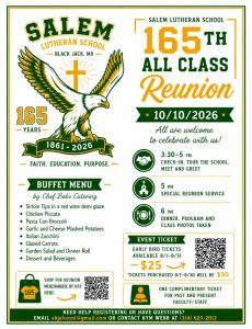 165th Anniversary of Salem School: ALL CLASS REUNION