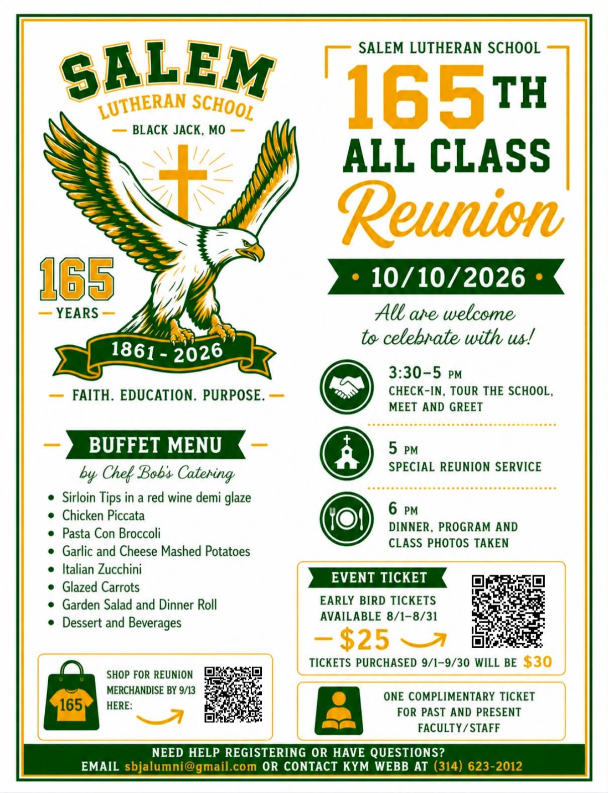 165th Anniversary of Salem School: ALL CLASS REUNION